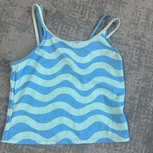Wonder Nation Aqua and Sky Blue Tank Top